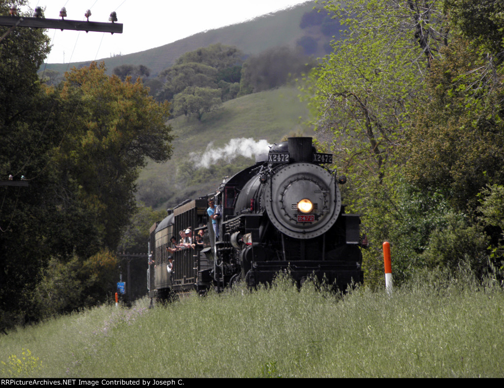 Southern Pacific 2472 Near  Sunol